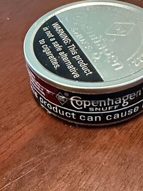 Copenhagen Snuff Metal Tin - Navy & Silver